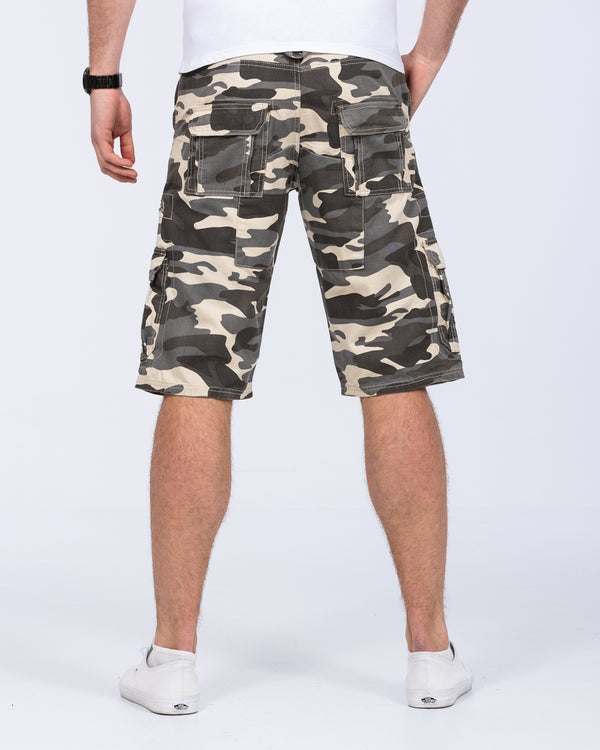 2t Tall Cargo Camo Shorts (charcoal)