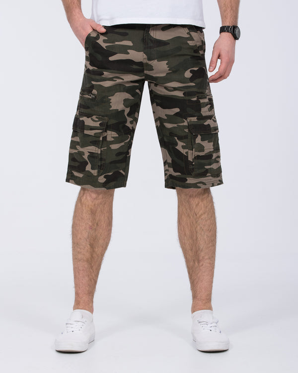 2t Tall Cargo Camo Shorts (khaki)