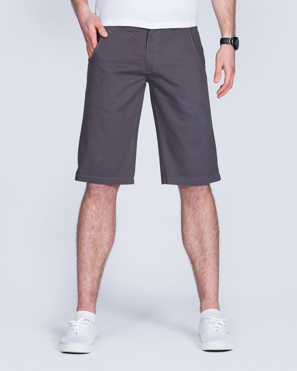 2t Tall Chino Shorts (steel grey)
