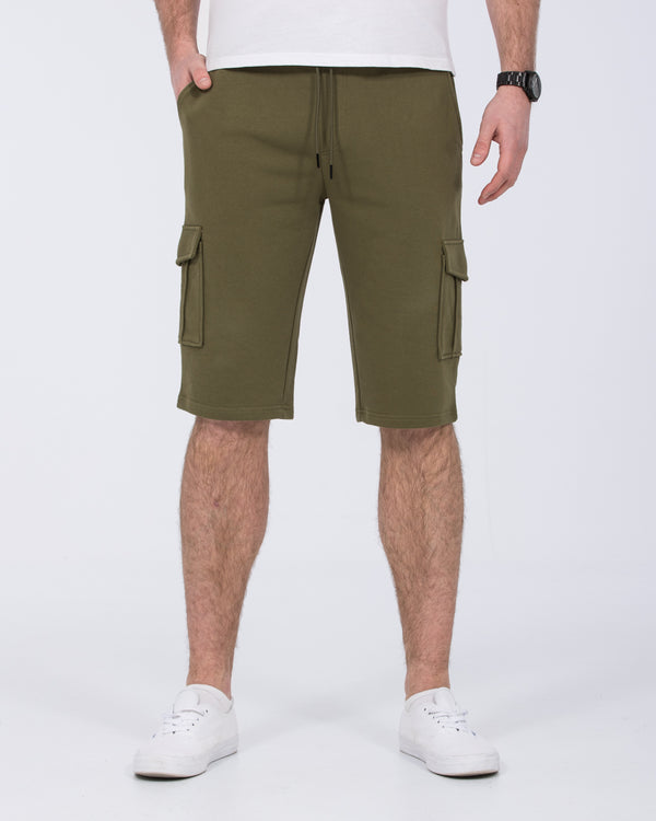 2t Freddy Tall Cargo Sweat Shorts (khaki)