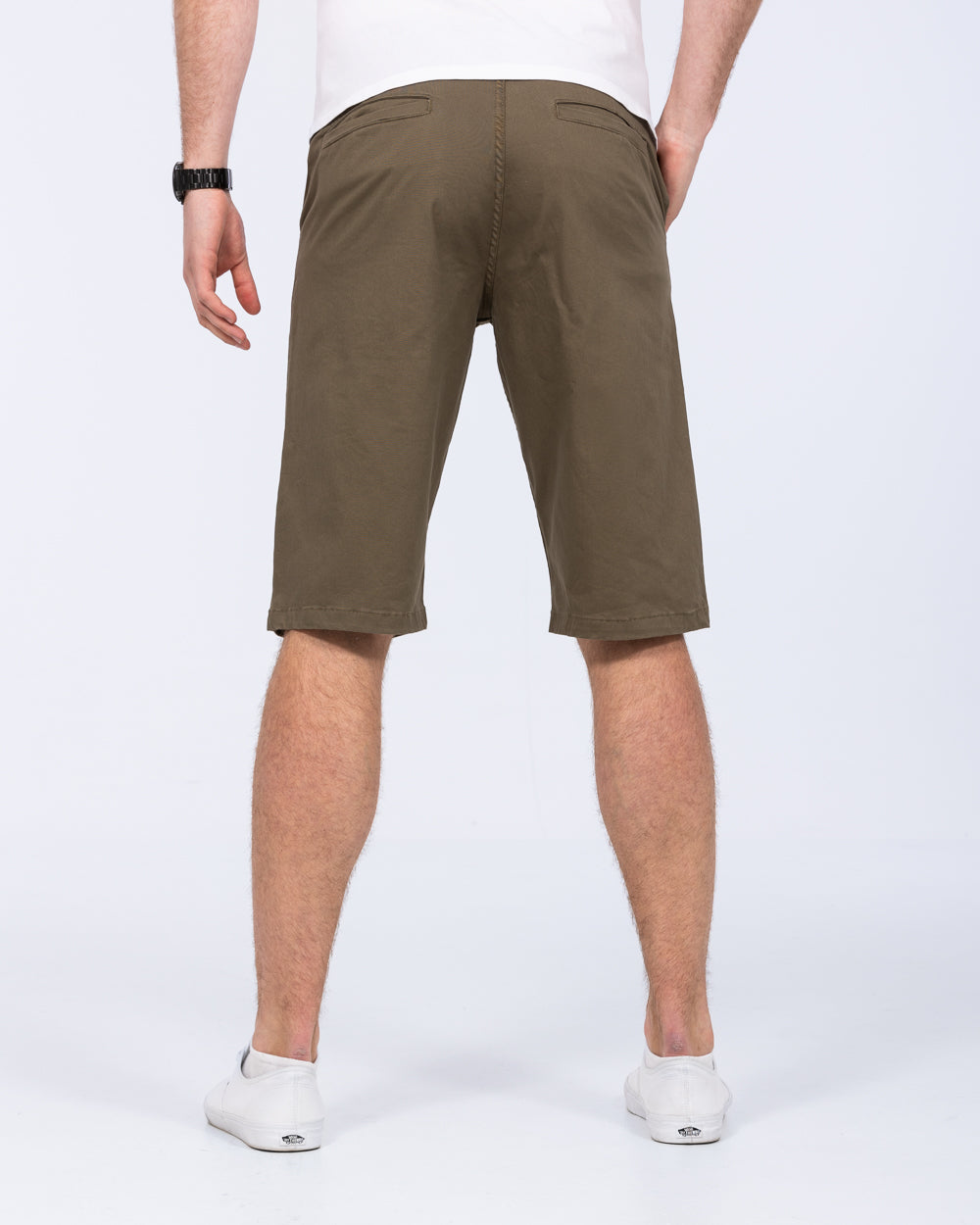 2t Grant Regular Fit Tall Mens Extra Long Chino Shorts (khaki) 13