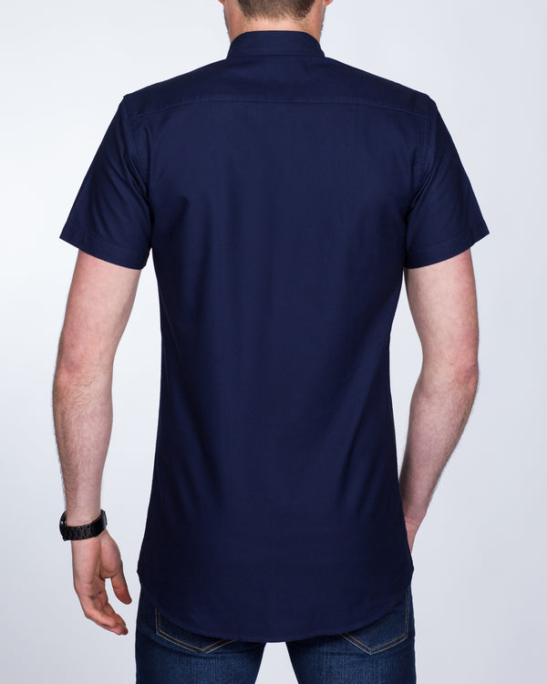 2t Slim Fit Short Sleeve Tall Shirt (dark blue)