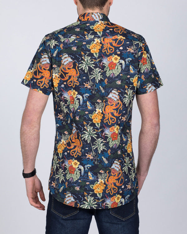 2t Short Sleeve Tall Shirt (octopus print)