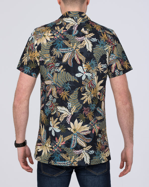 2t Slim Fit Tall Short Sleeve Revere Shirt (jungle)