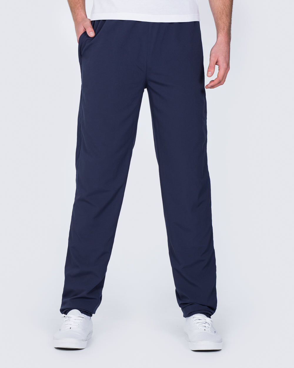 2t Zip Up Tall Tracksuit Bottoms (navy)