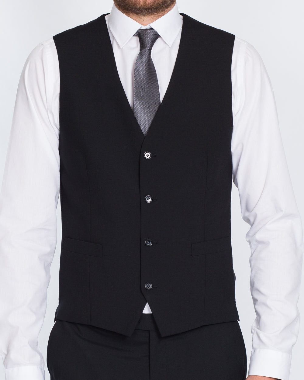 Skopes Regular Fit Tall Waistcoat (black)