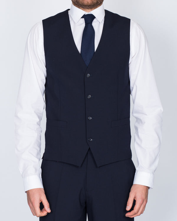 Skopes Regular Fit Wool Tall Suit (navy)