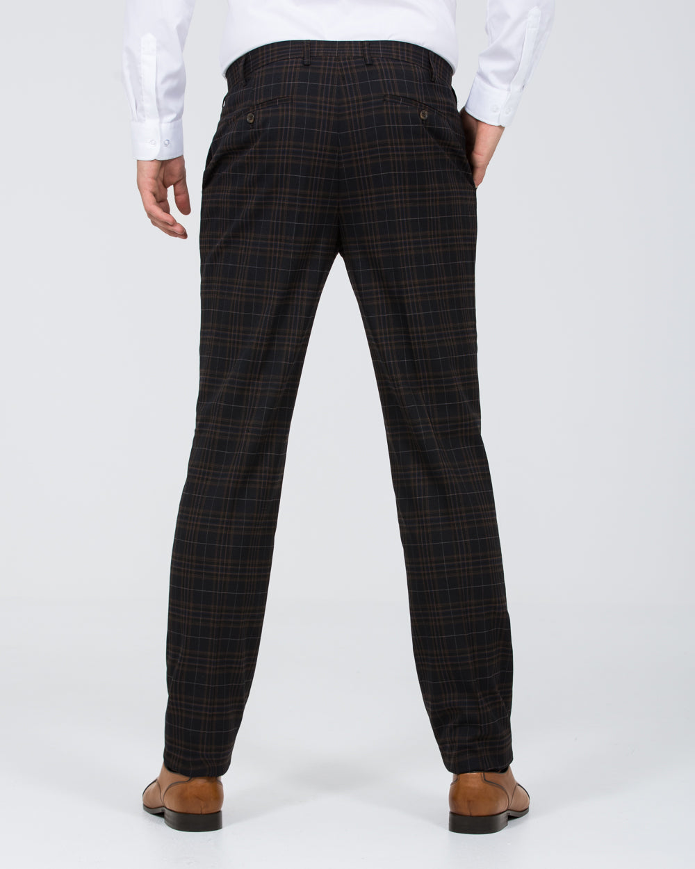 Skopes Alton Slim Fit Tall Suit (brown/blue/black)