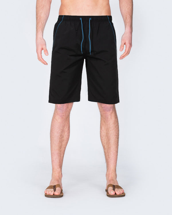 2t Tall Swim Shorts (black/sky)