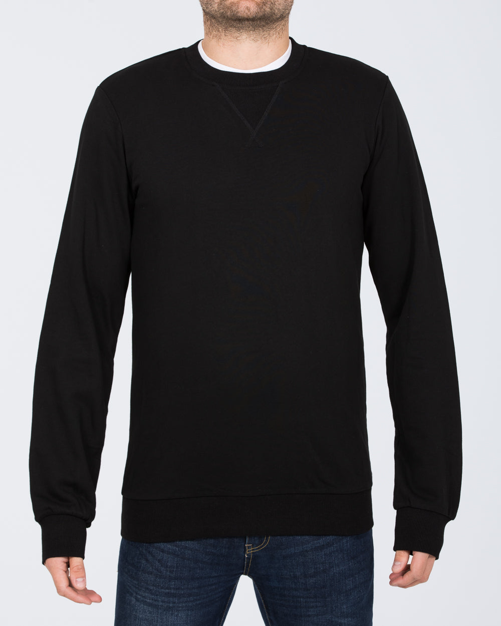 2t Alvin Slim Fit Tall Sweatshirt (black)