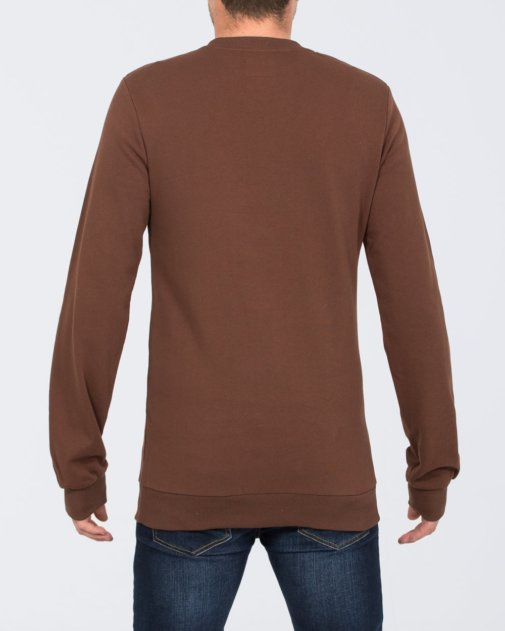 2t Alvin Slim Fit Tall Sweatshirt (brown)