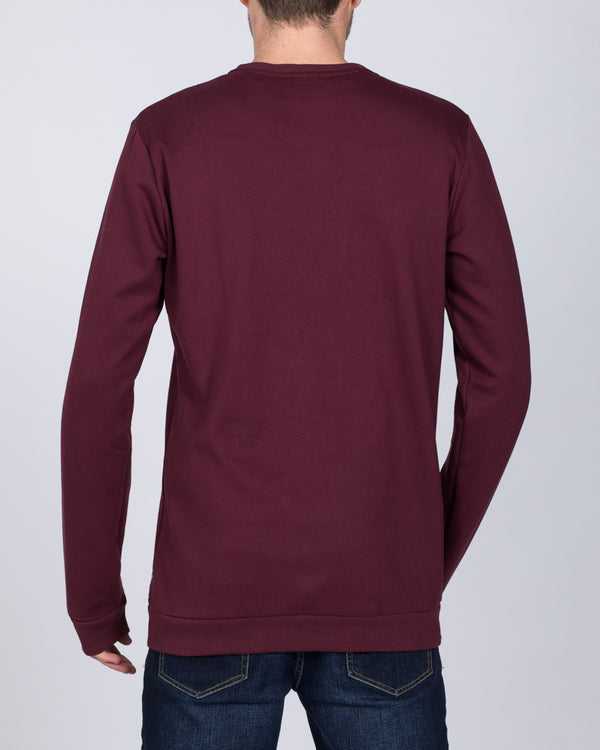 2t Tall Regular Fit Sweatshirt (burgundy)