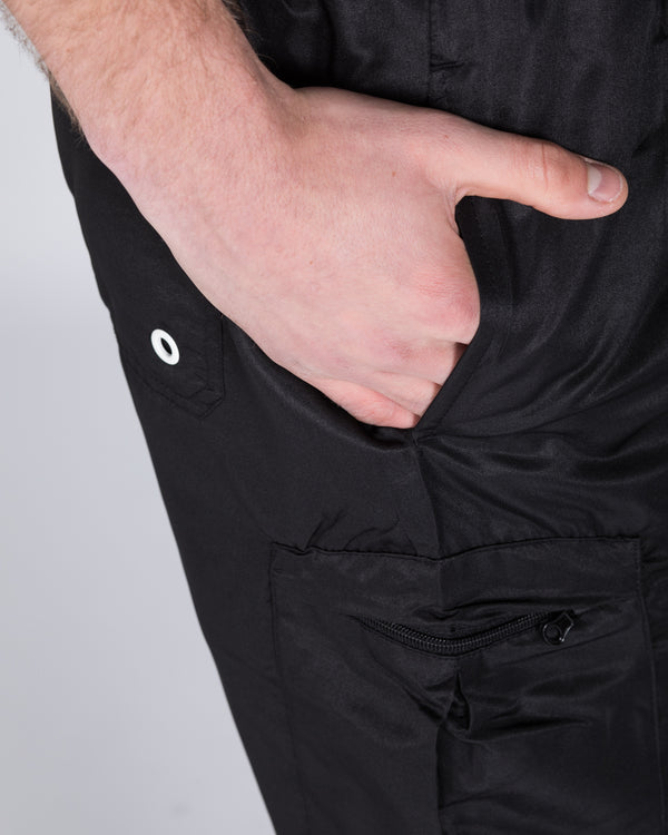 2t Tall Cargo Swim Shorts (black)