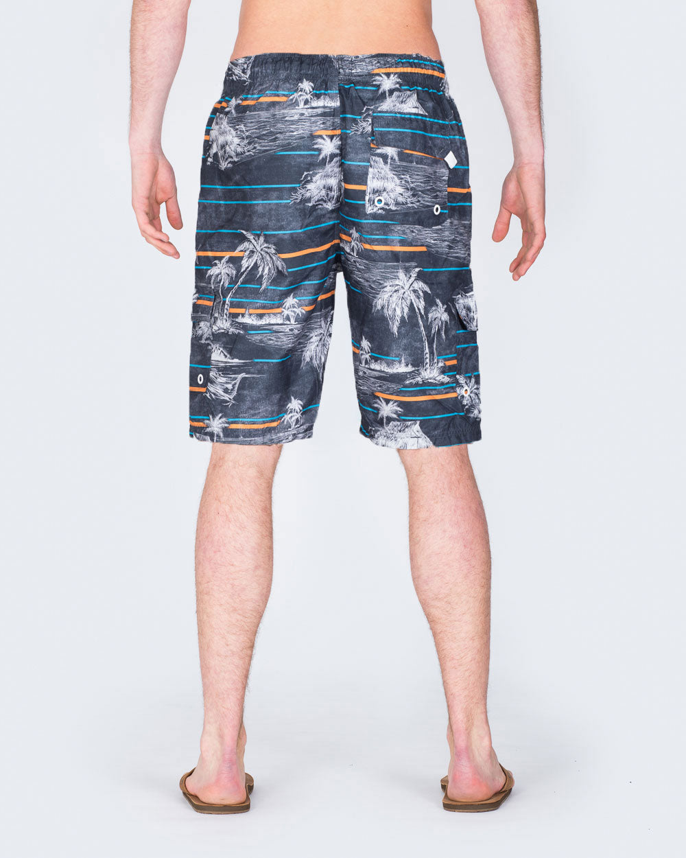 2t Tall Swim Shorts (charcoal palm)