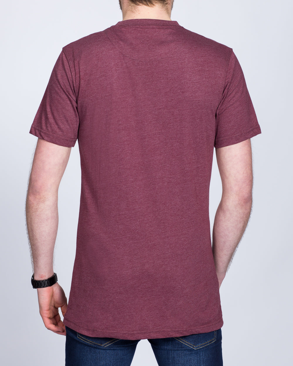 2t Samuel Tall T-Shirt (burgundy marl)