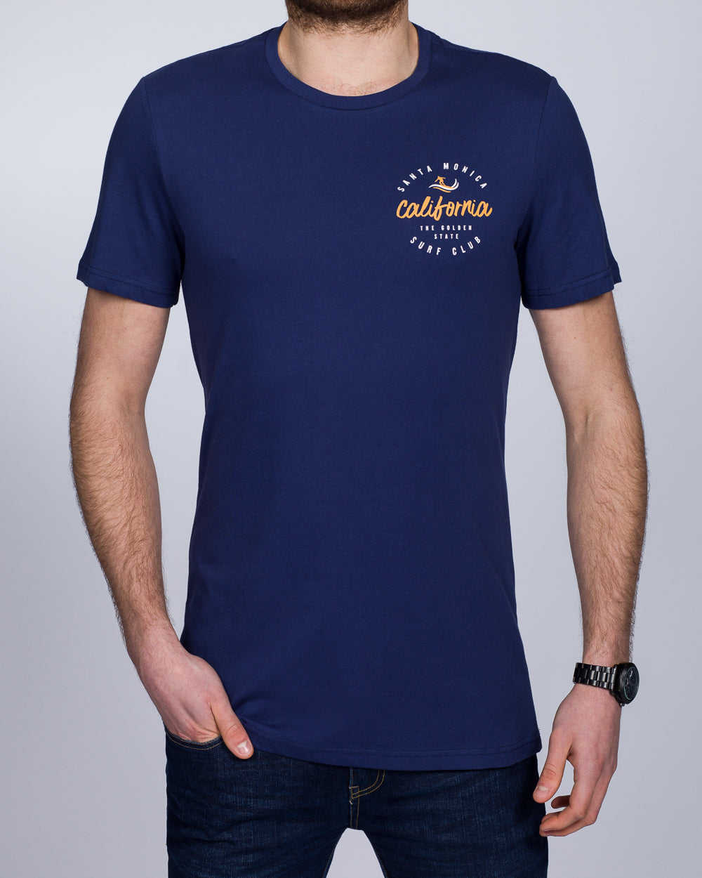 2t Printed Tall T-Shirt (california navy)