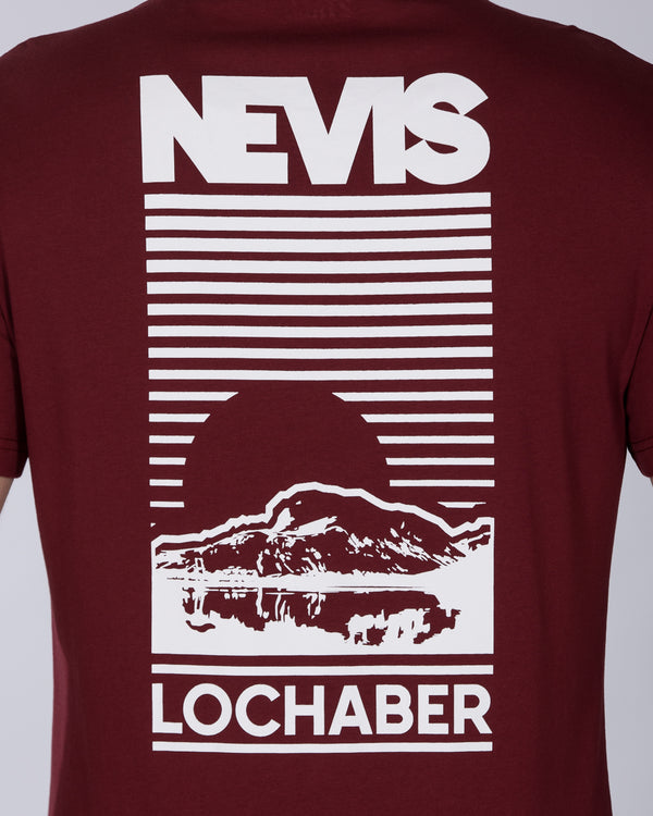 2t Printed Tall T-Shirt (nevis burgundy)