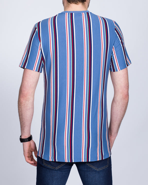 2t Tall Striped T-Shirt (denim)