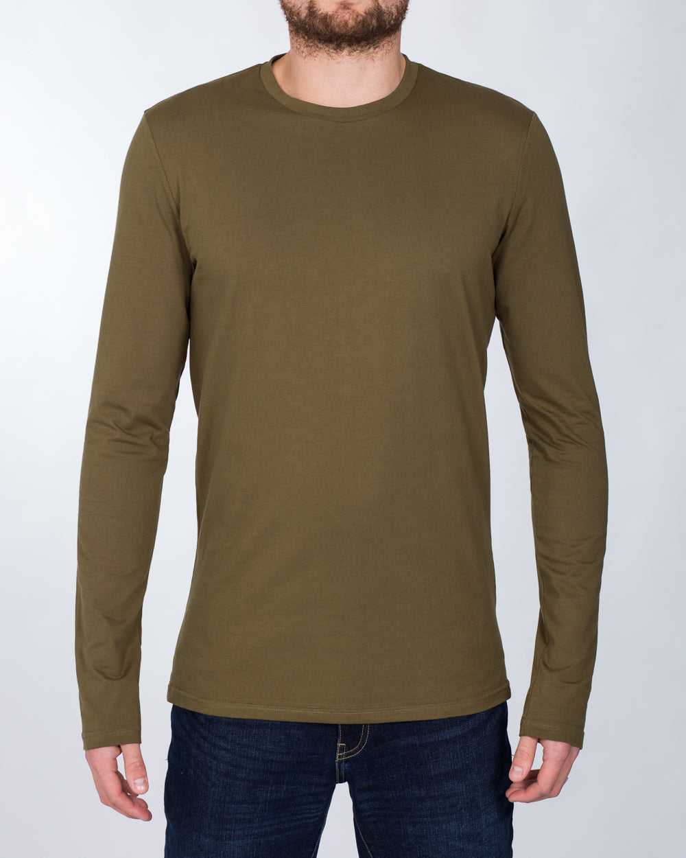 2t Long Sleeve Tall T-Shirt (olive)