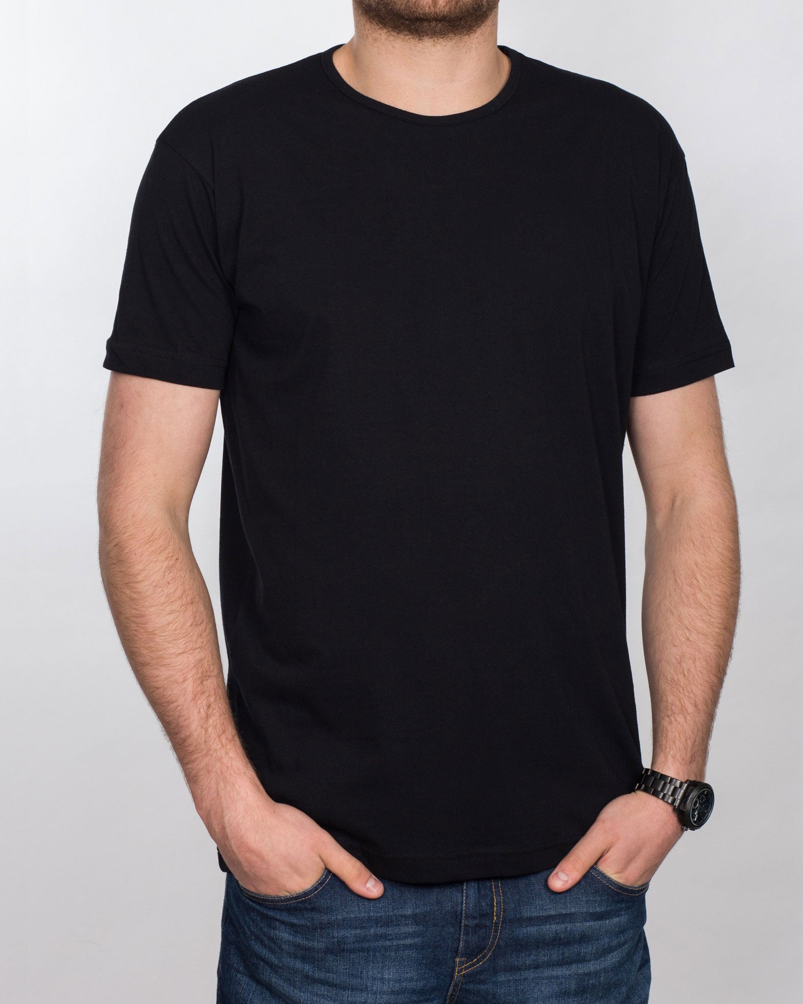 2t Tall T-Shirt (plain black)