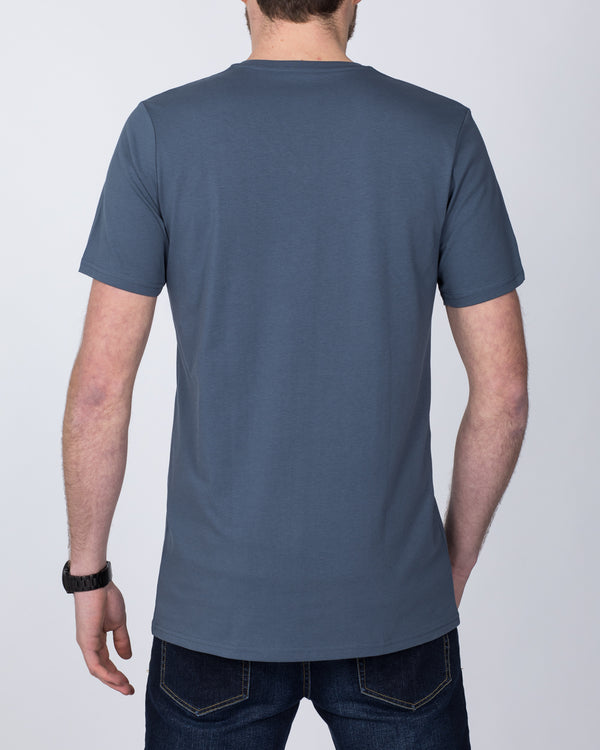 Girav New York Extra Tall V-Neck (stone blue)