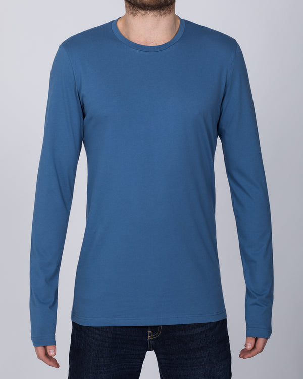 2t Tall Long Sleeve T-Shirt (denim)