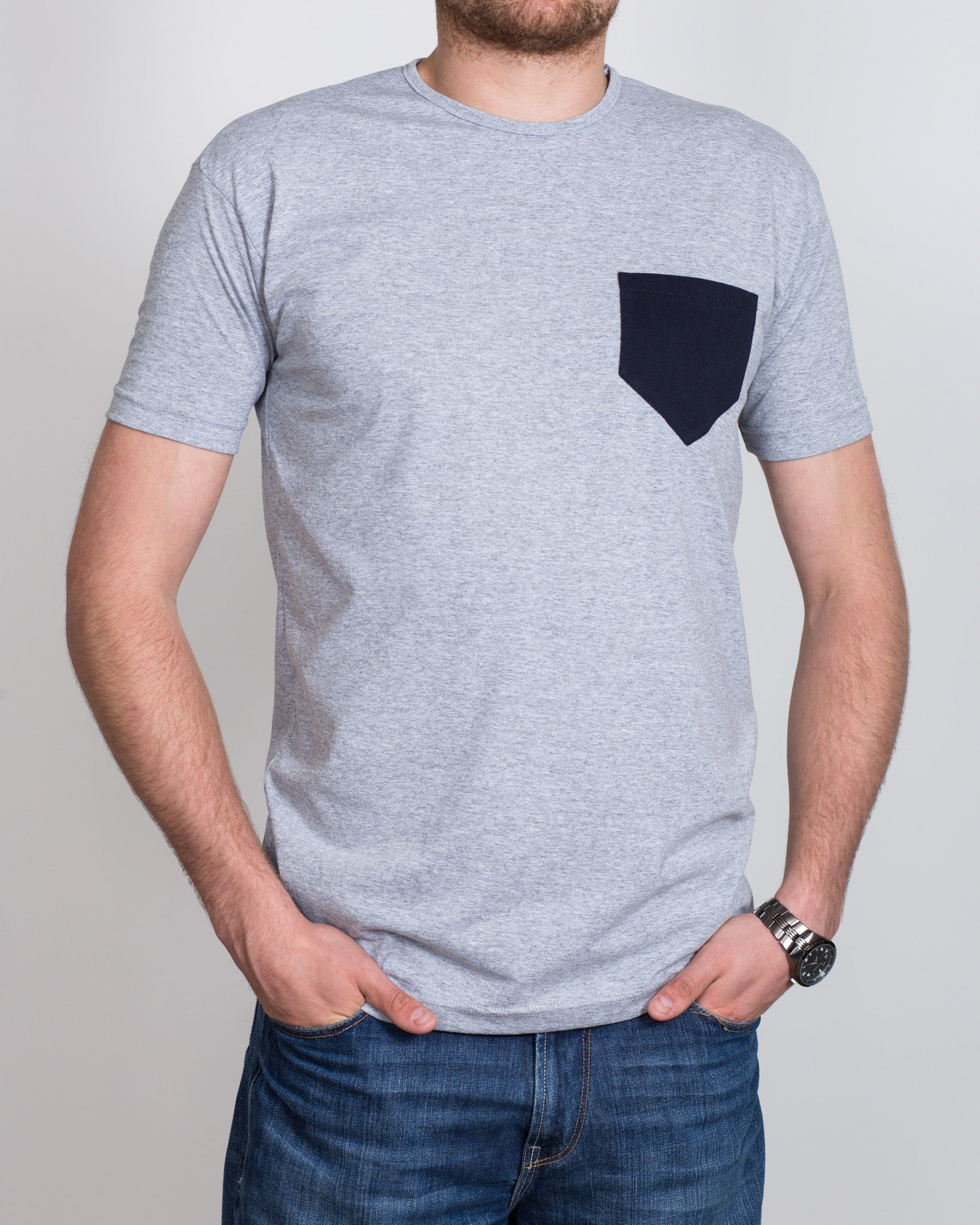 2t Pocket Tall T-Shirt (heather grey)