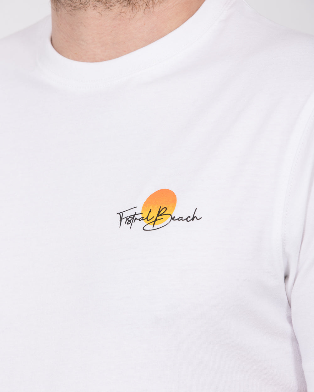 2t Tall Fistral Beach T-Shirt (white)