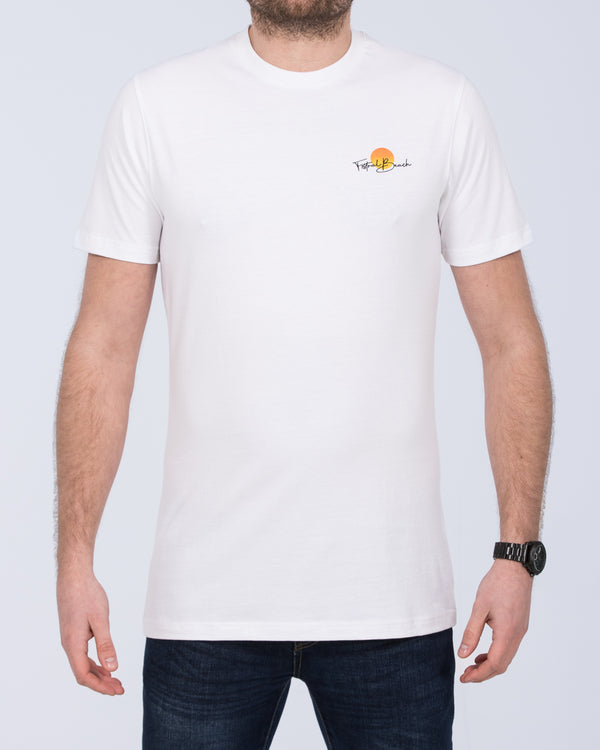 2t Tall Fistral Beach T-Shirt (white)