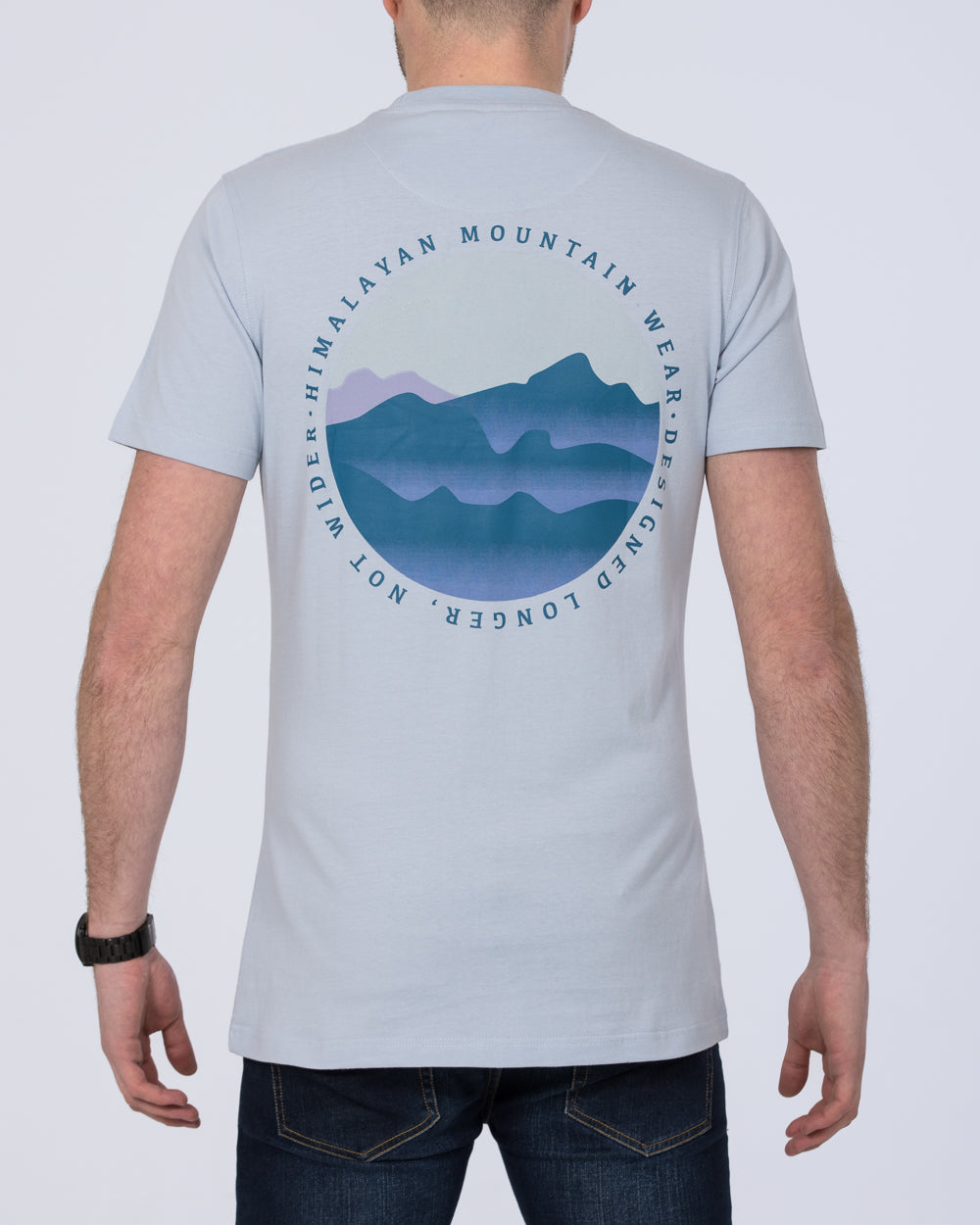 2t Tall Himalayan Print T-Shirt (light blue)