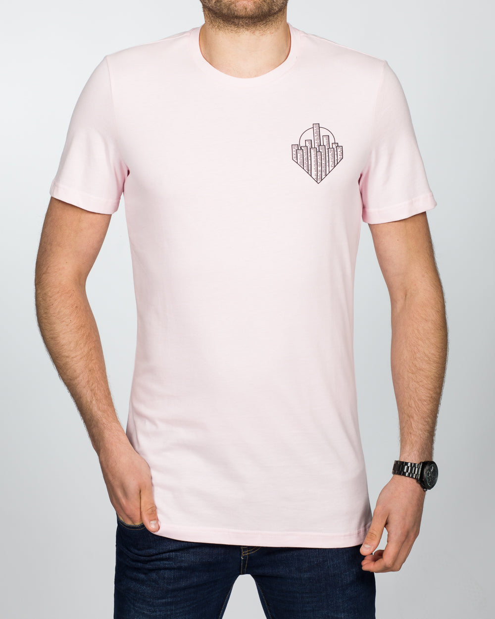 2t Printed Tall T-Shirt (skyline)
