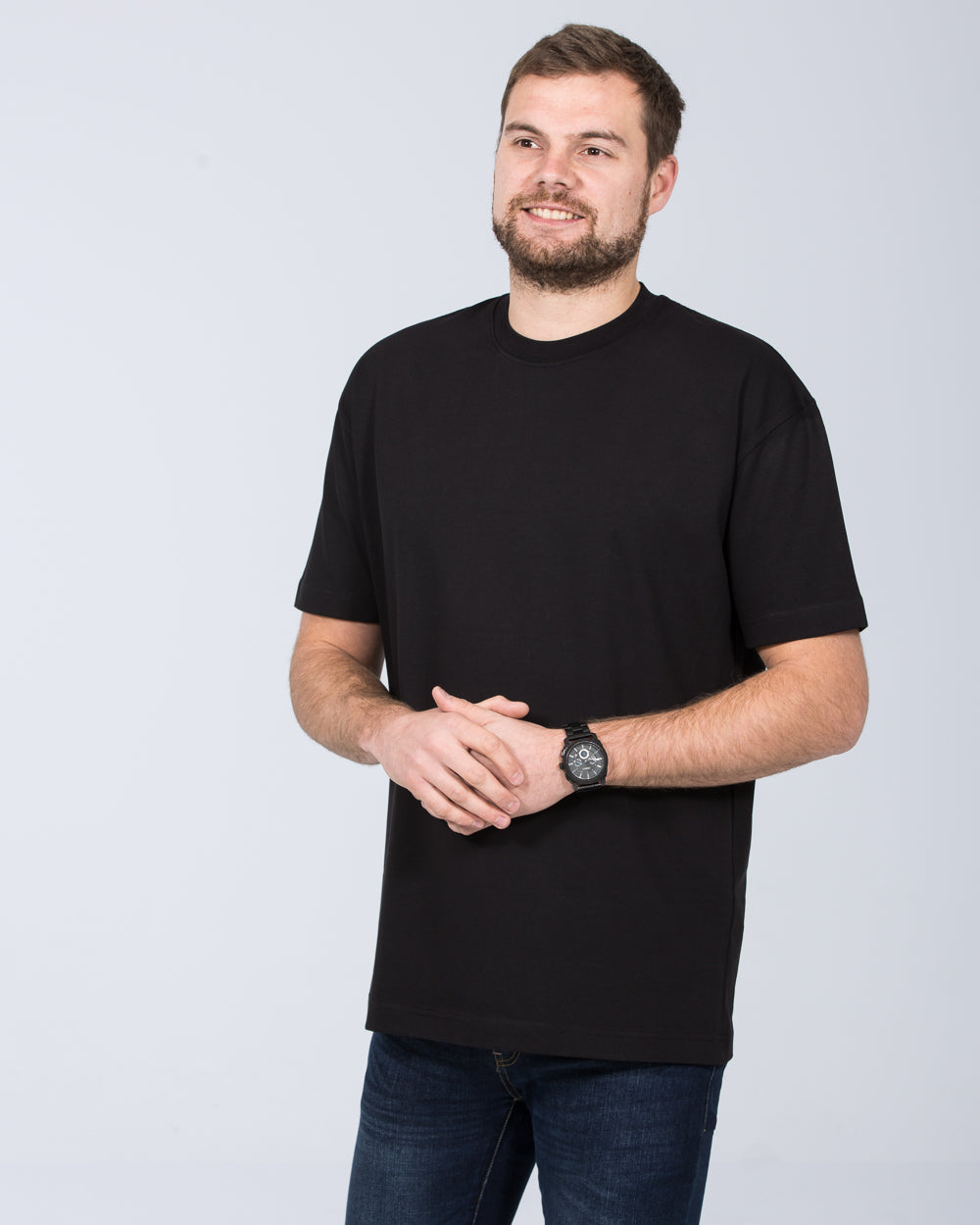 Girav Dallas Extra Tall Oversized T-Shirt (black)