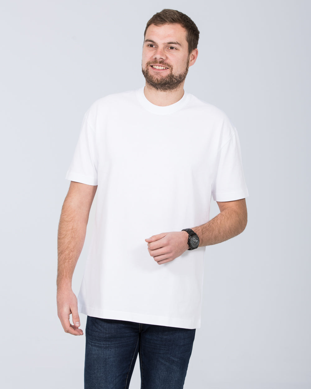 Girav Dallas Extra Tall Oversized T-Shirt (white)