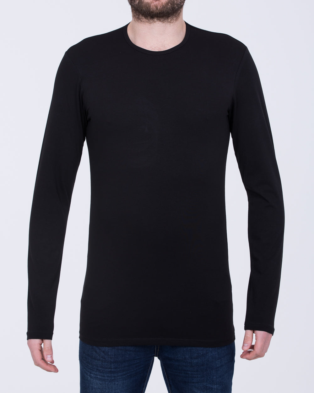Girav London Long Sleeve Extra Tall Mens T-Shirt (black) | Tall