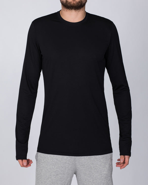 2t Long Sleeve Dry Tech Training Top (black)