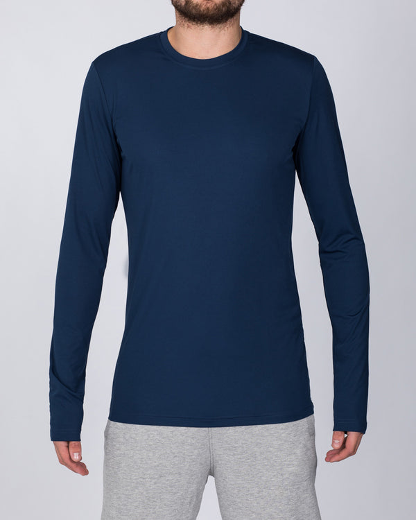 2t Long Sleeve Dry Tech Training Top (navy)