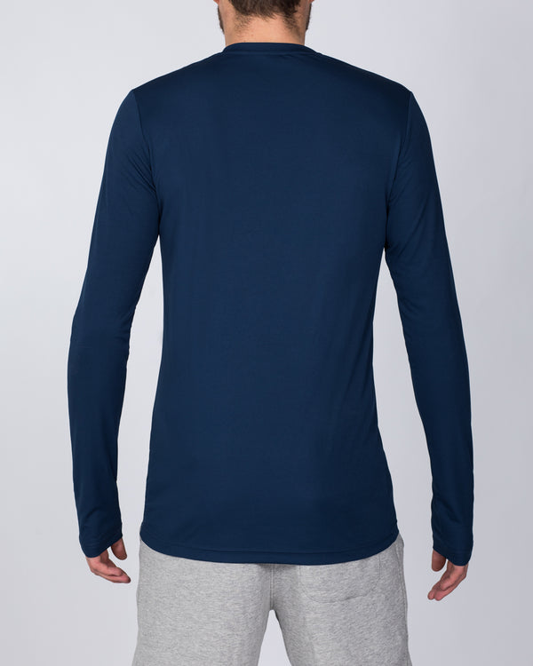 2t Long Sleeve Dry Tech Training Top (navy)