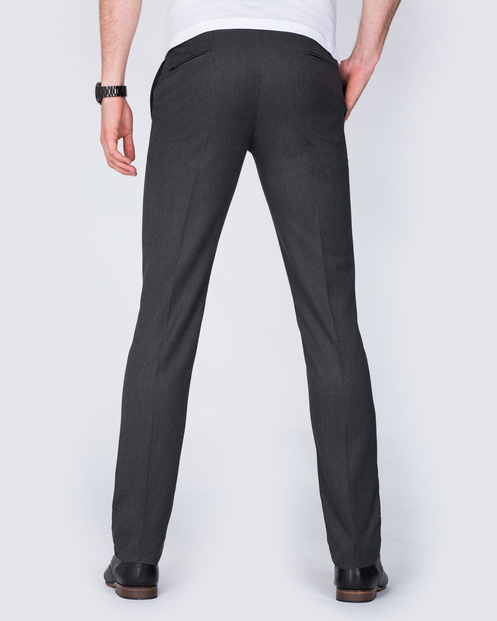 Carabou Slim Fit Tall Trousers (grey)