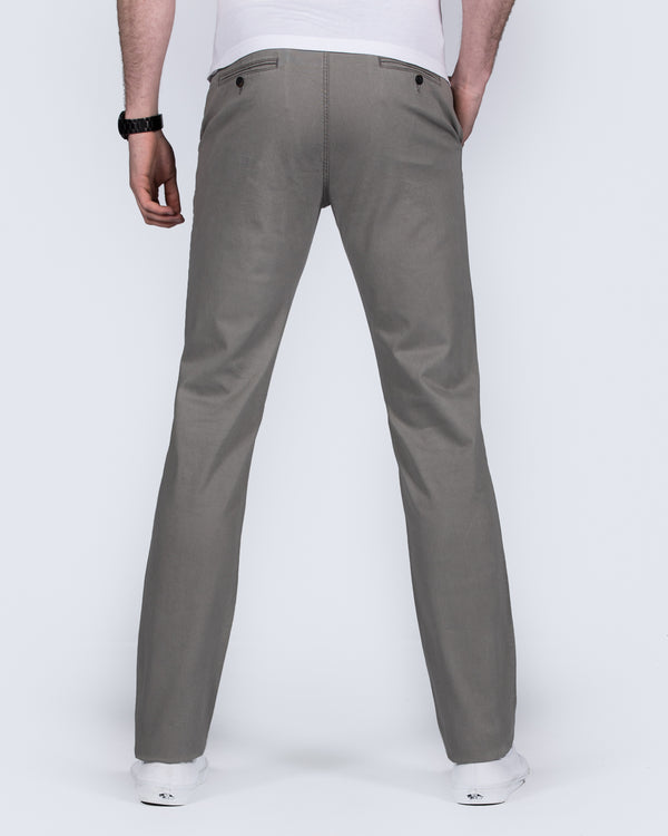 Redpoint Odessa Slim Fit Tall Chinos (mid grey)