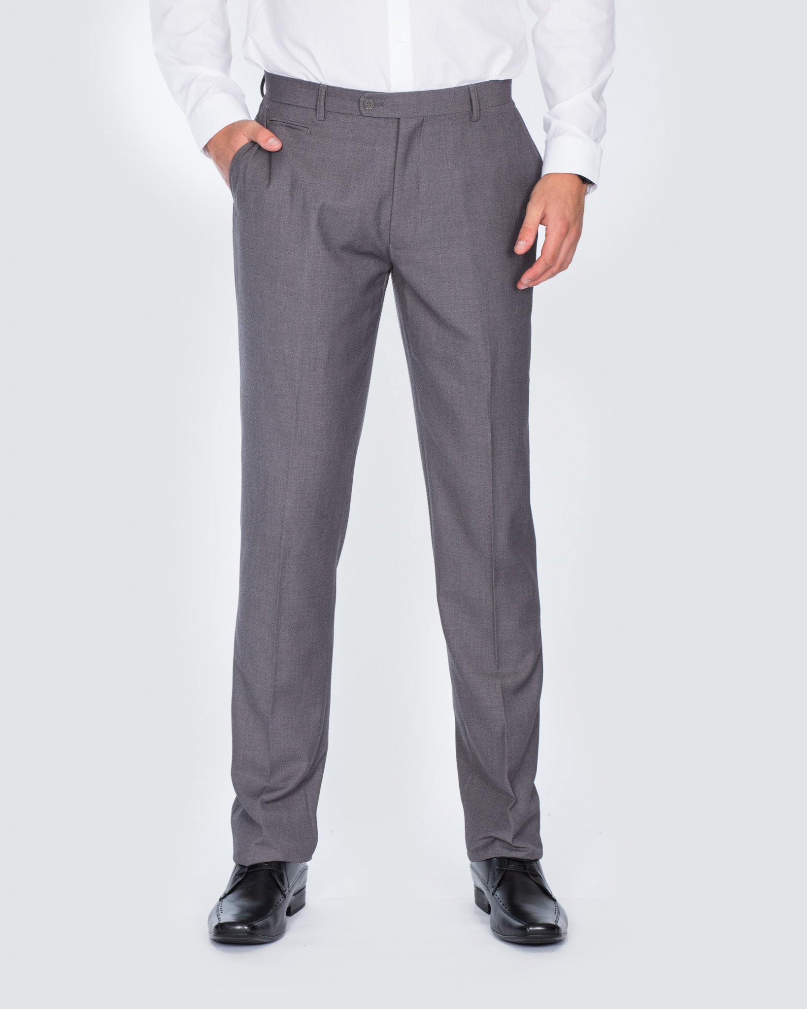 Skopes Slim Fit Superfine Twill Trousers (grey)