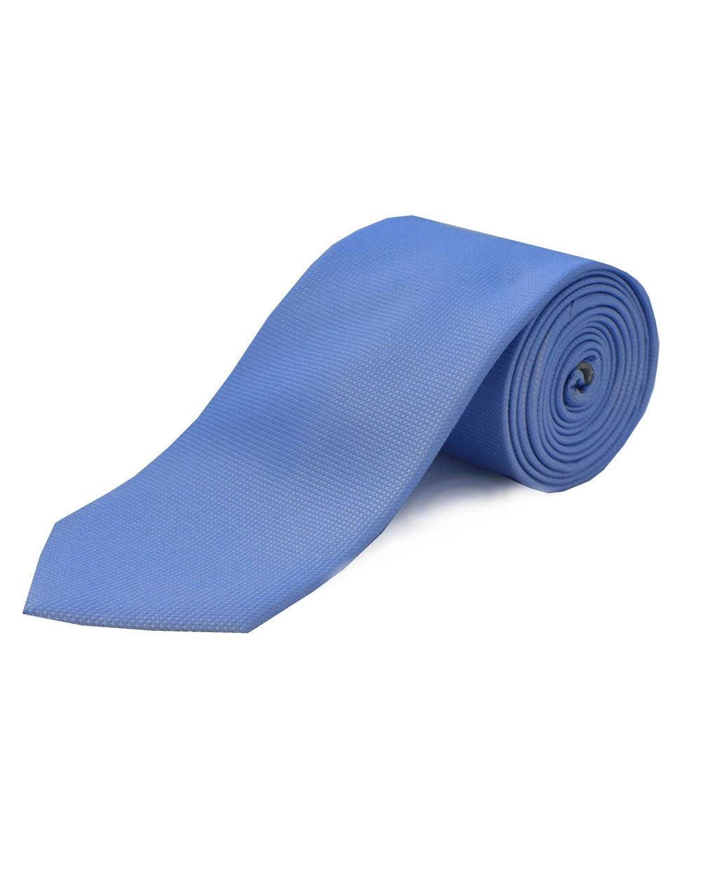 Double Two Silk Extra Long Tie (sky)