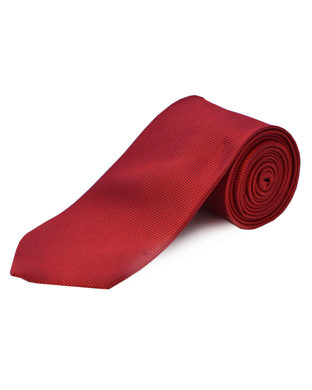 Double Two Silk Extra Long Tie (red)