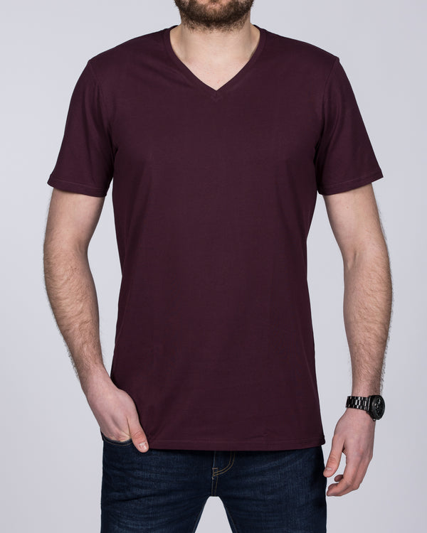 Girav New York Tall V-Neck (bordeaux)