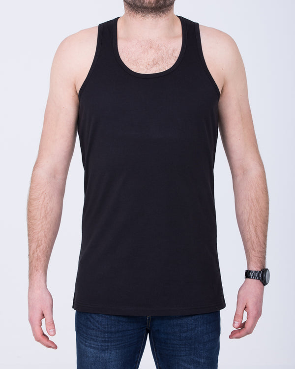 2t Samuel Tall Vest Top (black)