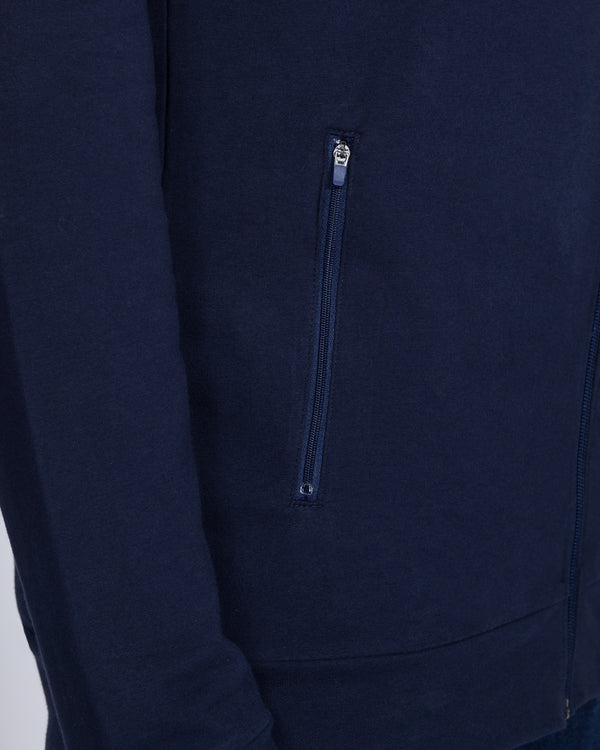 2t Tall Zip Up Top (navy)