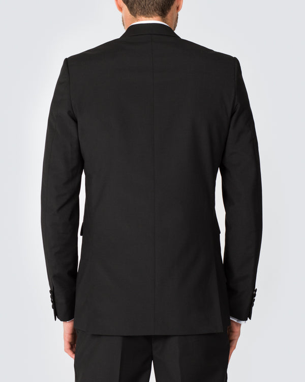 Skopes Regular Fit Wool Tall Dinner Jacket (black)