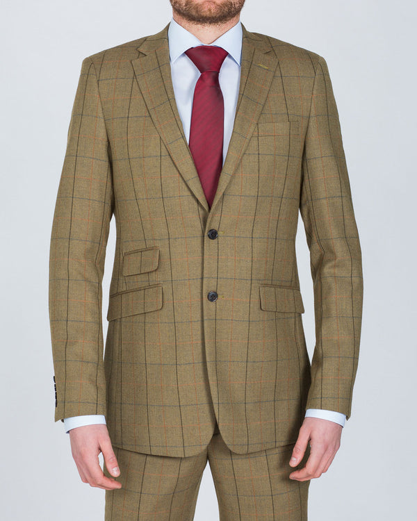 Skopes Goodwood Slim Fit Tall Suit Jacket (lovat check)