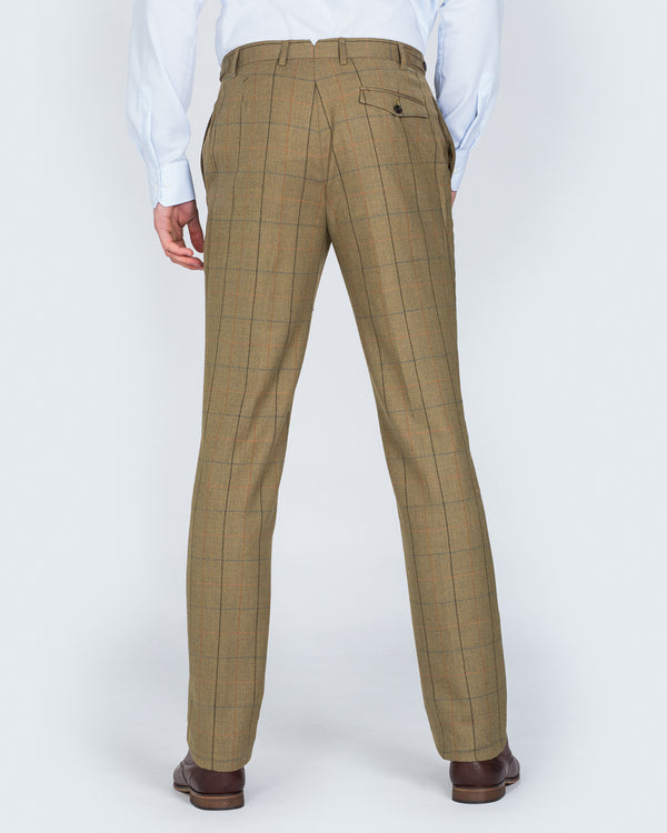 Skopes Goodwood Slim Fit Tall Suit Trousers (lovat check)